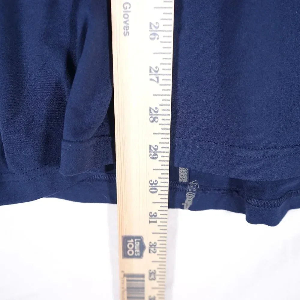 Mountain Hardwear Athletic Quarter Zip Jacket Navy Blue Mens XL Nut Logo